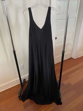 Show Me Your MuMu Black Maxi Dress with V-Neck